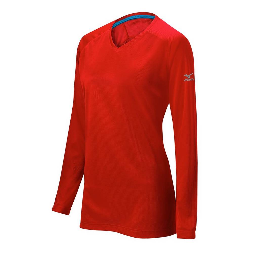 Maglie Running Mizuno Training Comp Donna - Rosse - 46928-ZRBT